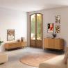 Aparador 120 cm Roble Eleanor Top Mueble Ambiente Completo