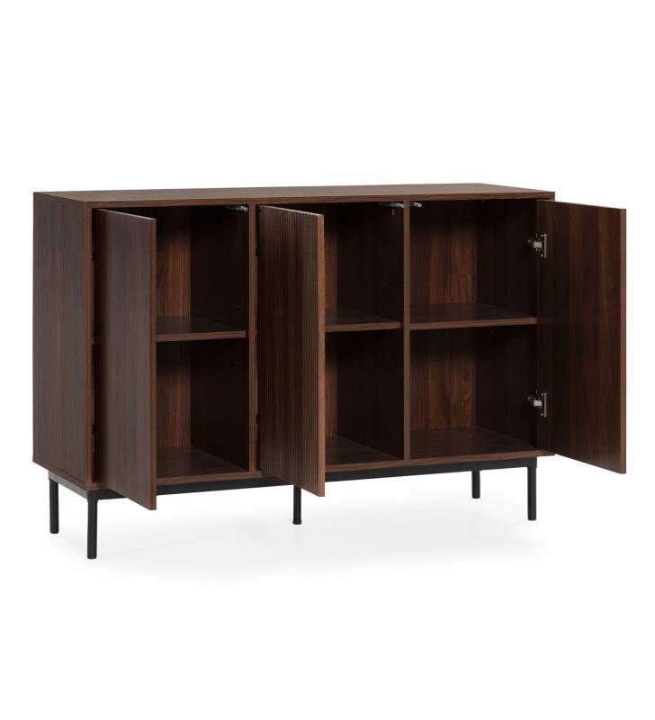 Aparador 120 cm Nogal Eleanor Top Mueble 2