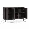 Aparador 120 cm Nogal Eleanor Top Mueble Dimensiones