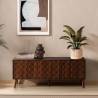 Mueble TV 130 cm Nogal Elizabeth Top Mueble Ambiente