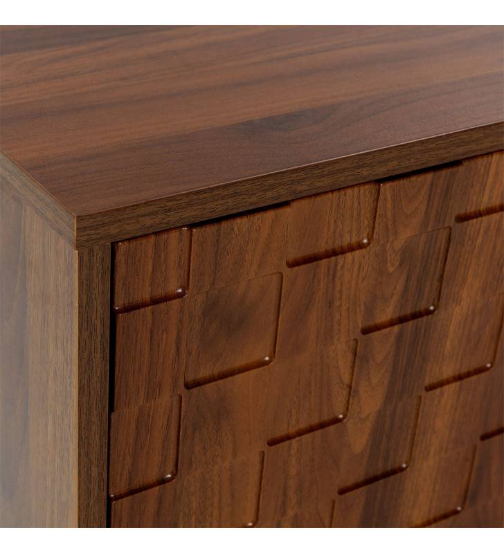 Mueble TV 130 cm Nogal Elizabeth Top Mueble Detalle