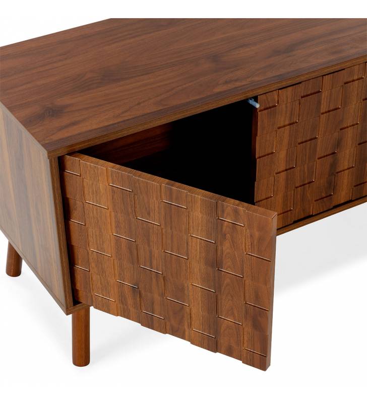 Mueble TV 160 cm Nogal Elizabeth Top Mueble Detalle
