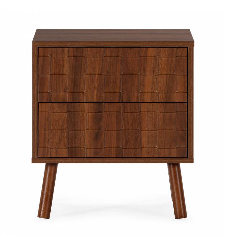 Mesita de Noche Nogal 45 cm Elizabeth Top Mueble 3