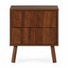 Mesita de Noche Nogal 45 cm Elizabeth Top Mueble 3