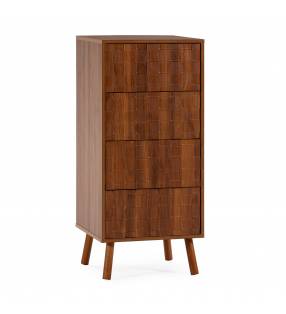 Sinfonier Nogal 4 Cajones Elizabeth Top Mueble