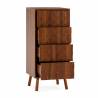 Sinfonier Nogal 4 Cajones Elizabeth Top Mueble 2