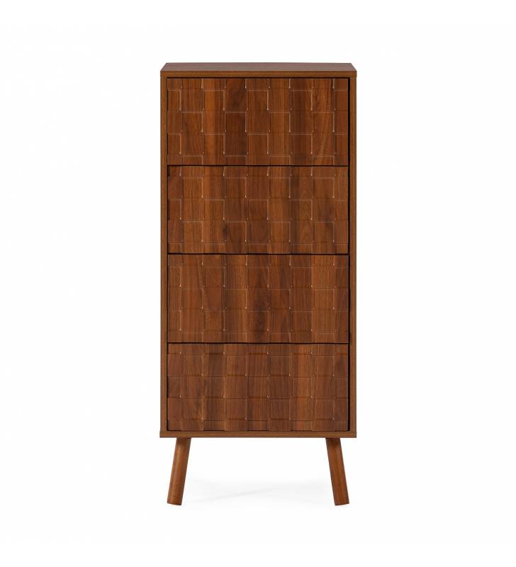 Sinfonier Nogal 4 Cajones Elizabeth Top Mueble 3