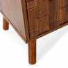 Mesita de Noche Nogal Elizabeth Top Mueble Detalle