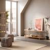 Mueble Tv Minimalista Roble Hannah Top Mueble Ambiente