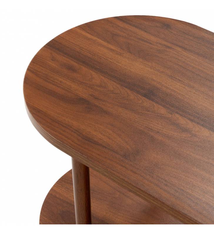 Mueble Tv Minimalista Nogal Hannah Top Mueble Detalle