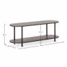 Mueble Tv Minimalista Nogal Hannah Top Mueble Dimensiones