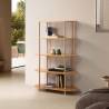 Estantería Abierta 100 cm Roble Hannah Top Mueble Ambiente