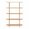 Estantería Abierta 100 cm Roble Hannah Top Mueble 2