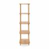 Estantería Abierta 100 cm Roble Hannah Top Mueble 3