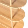 Estantería Abierta 100 cm Roble Hannah Top Mueble Detalle