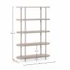 Estantería Abierta 100 cm Roble Hannah Top Mueble Dimensiones