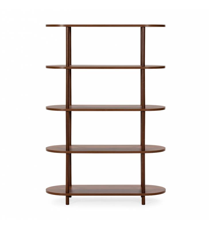 Estantería Abierta 100 cm Nogal Hannah Top Mueble 2