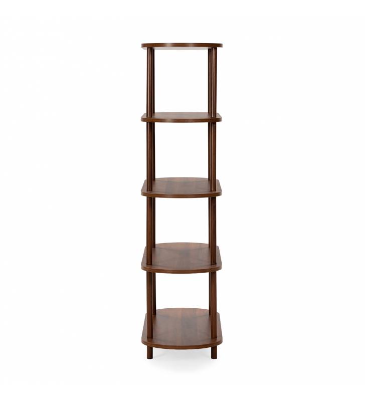 Estantería Abierta 100 cm Nogal Hannah Top Mueble 3