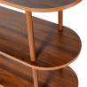 Estantería Abierta 100 cm Nogal Hannah Top Mueble Detalle