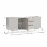 Aparador 180 cm Arena Otto Top Mueble Dimensiones