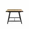 Mesa Comedor 160 cm Roble Negro Skog Top Mueble 3