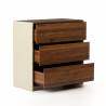 Cómoda 80 cm Ancho Nogal Crema Sannah Top Mueble 2