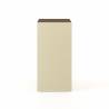 Cómoda 80 cm Ancho Nogal Crema Sannah Top Mueble 4