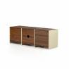 Mueble TV Nogal Crema 130 cm Sannah Top Mueble 5
