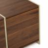 Mueble TV Nogal Crema 130 cm Sannah Top Mueble Detalle