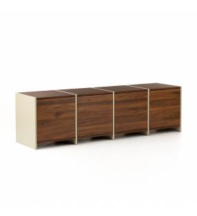 Mueble TV Nogal Crema 160 cm Sannah Top Mueble
