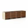 Mueble TV Nogal Crema 160 cm Sannah Top Mueble