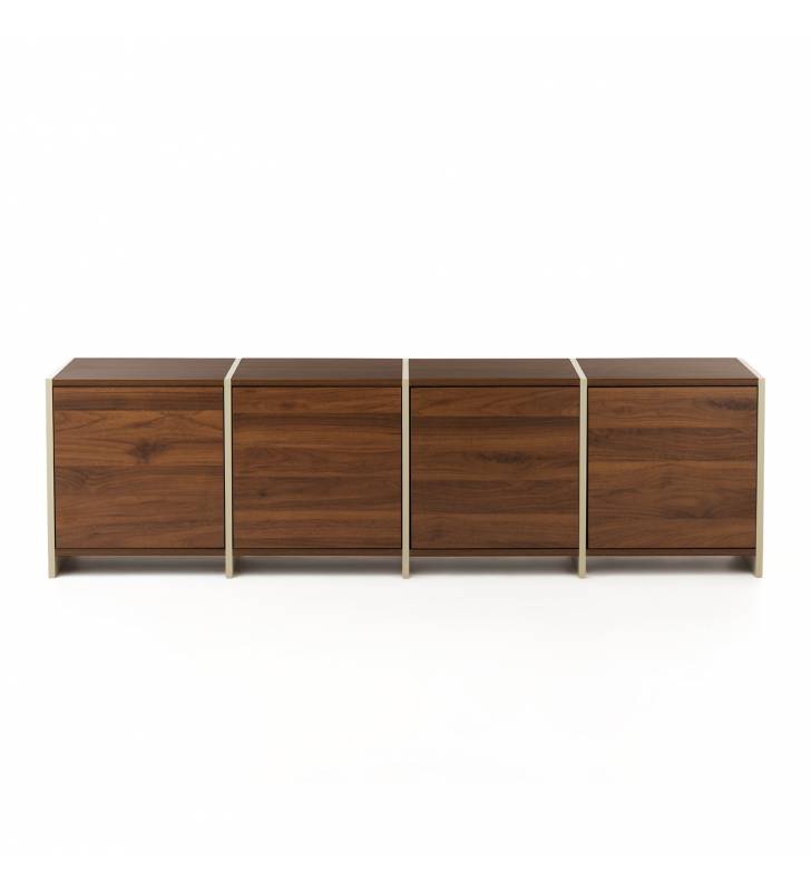 Mueble TV Nogal Crema 160 cm Sannah Top Mueble 3