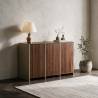 Aparador 120 cm Nogal Crema Sannah Top Mueble Ambiente