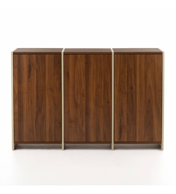 Aparador 120 cm Nogal Crema Sannah Top Mueble 3