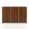 Aparador 120 cm Nogal Crema Sannah Top Mueble 3
