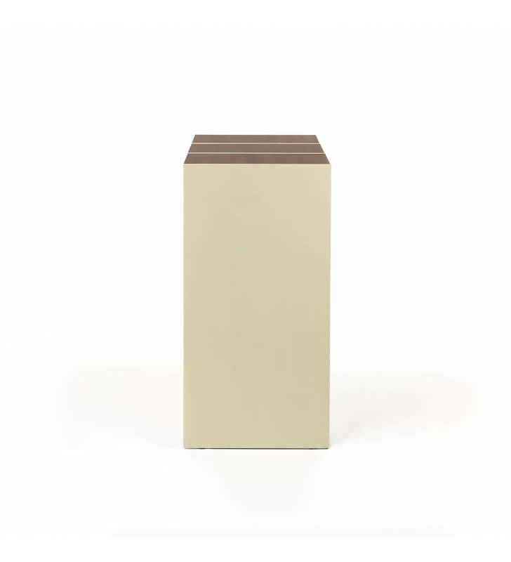 Aparador 120 cm Nogal Crema Sannah Top Mueble 4