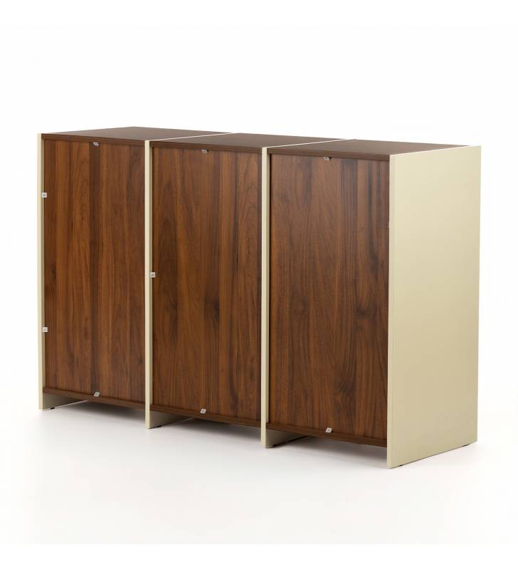 Aparador 120 cm Nogal Crema Sannah Top Mueble 5