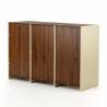 Aparador 120 cm Nogal Crema Sannah Top Mueble 5