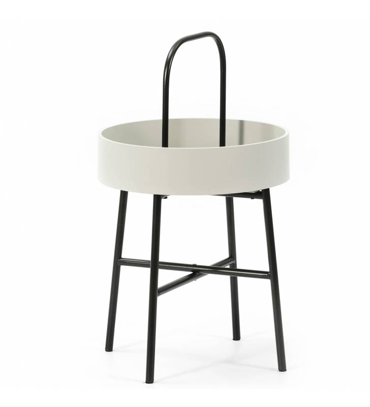 Mesa Auxiliar Jaipur Gris Topmueble