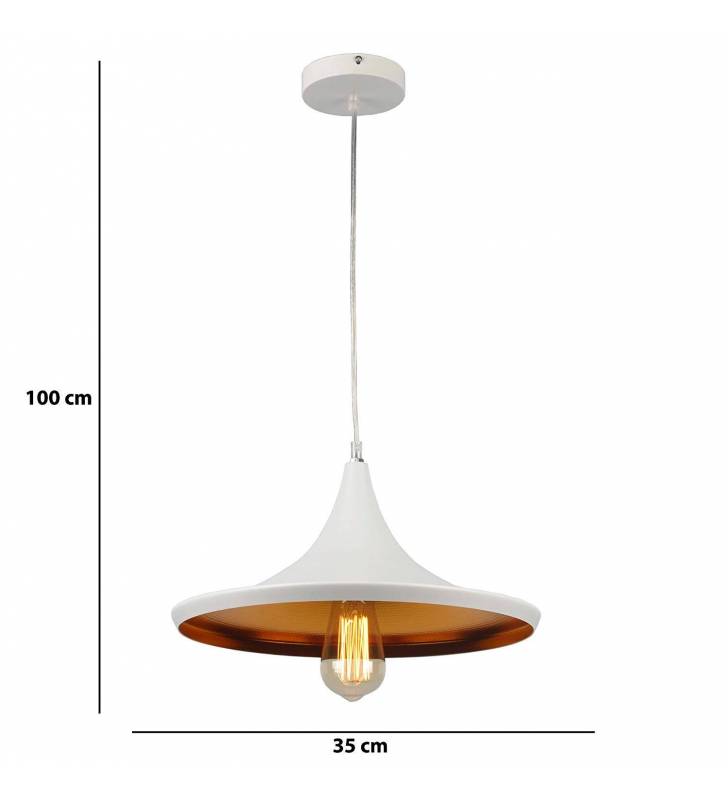 Lámpara colgante Onda blanco Topmueble  1