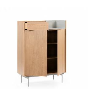 Mueble auxiliar Valley Roble/gris claro Topmueble 1