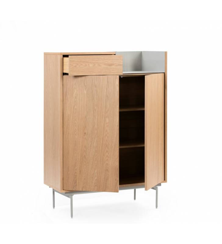 Mueble auxiliar Valley Roble/gris claro Topmueble 1