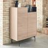 Mueble auxiliar Valley Roble/Azul oscuro Topmueble