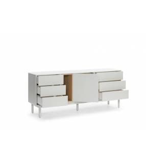 Aparador Corvo 1P6C blanco Topmueble