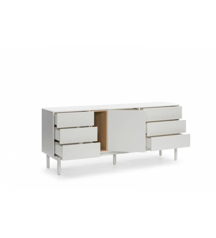 Aparador Corvo 1P6C blanco Topmueble