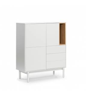 Mueble Auxiliar Corvo 3P3C crema Topmueble 1