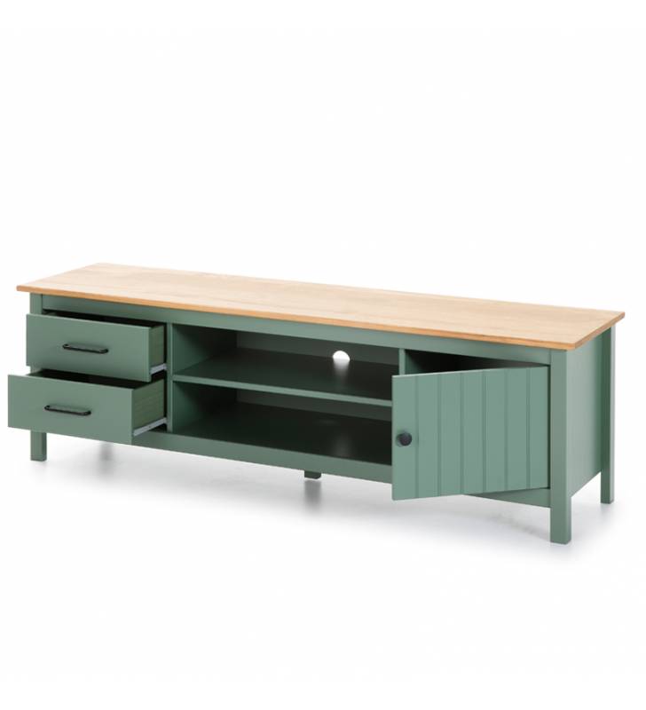 Mueble TV Mora Verde 4 Topmueble