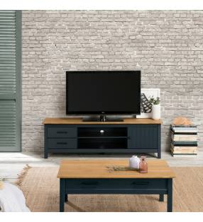 Mueble TV Mora Azul oscuro Topmueble