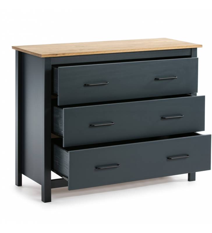 Cómoda Mora 3C azul Topmueble 1