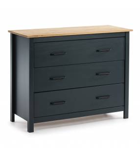 Cómoda Mora 3C azul Topmueble